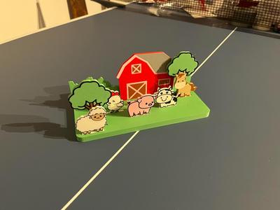 Farm with animals