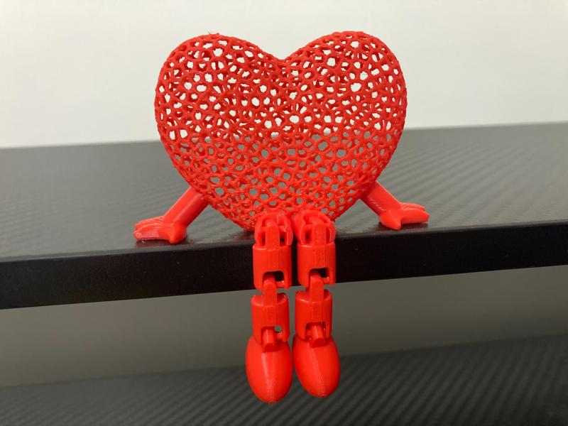 Articulated Voroni Valentine's Heart