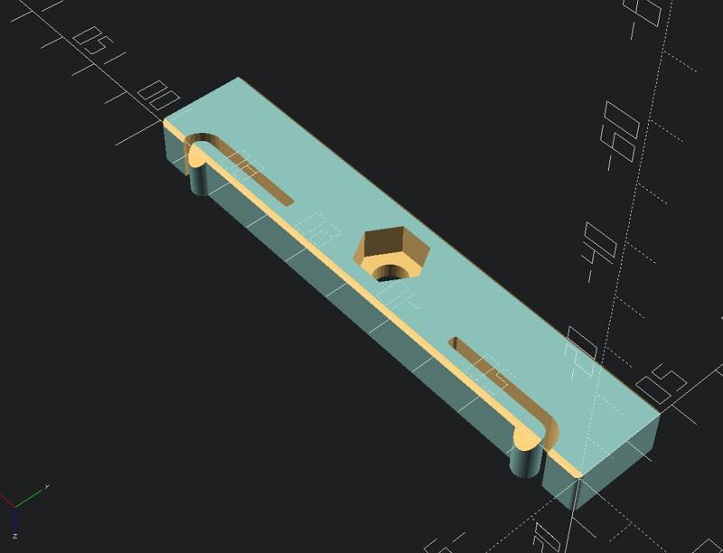 Yet Another Table Saw Alignment Tool - Hex Nut Remix