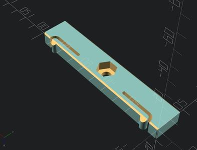 Yet Another Table Saw Alignment Tool - Hex Nut Remix