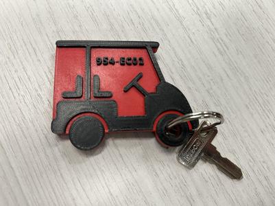 Golf cart Key Chain