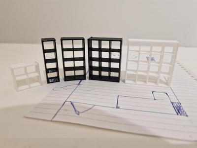 Multiple IKEA Kallax models for interior design