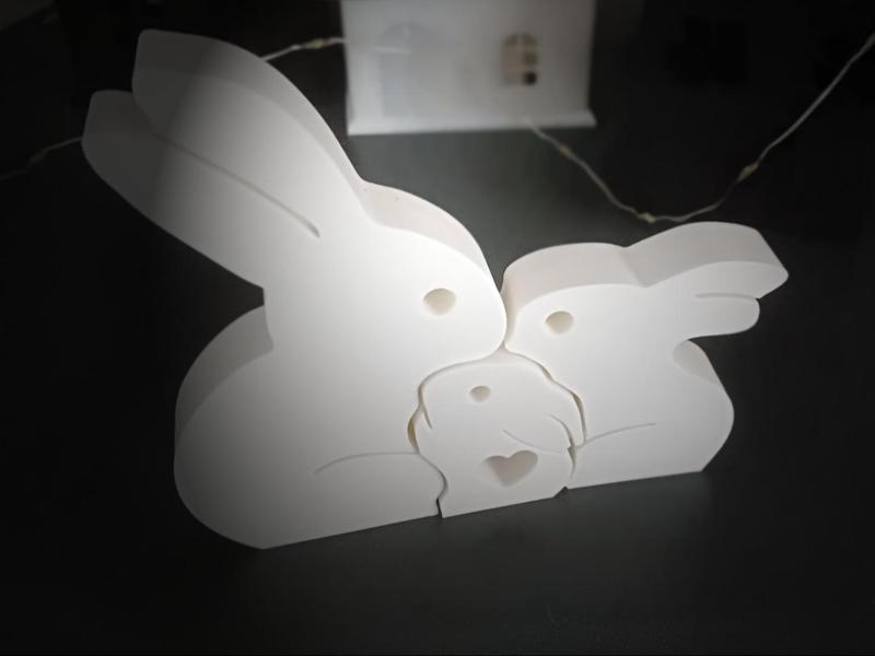 Rabbit Family Easter Bunnies