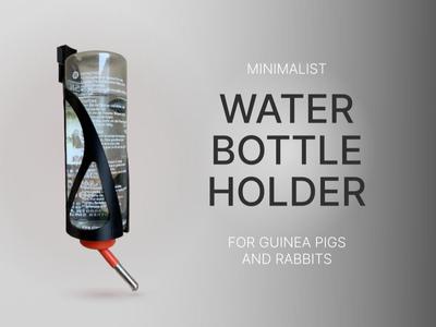 Pet Water Bottle Holder (600cc) - No Supports