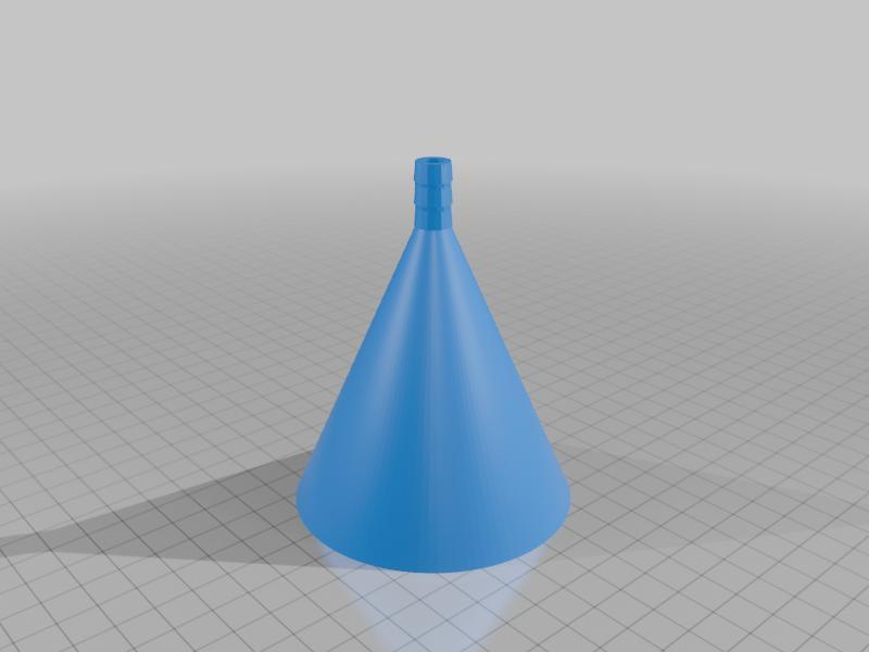 Funnel to 3/8 hose