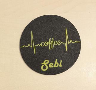 Customizable Coasters for Coffee or Tea Cups