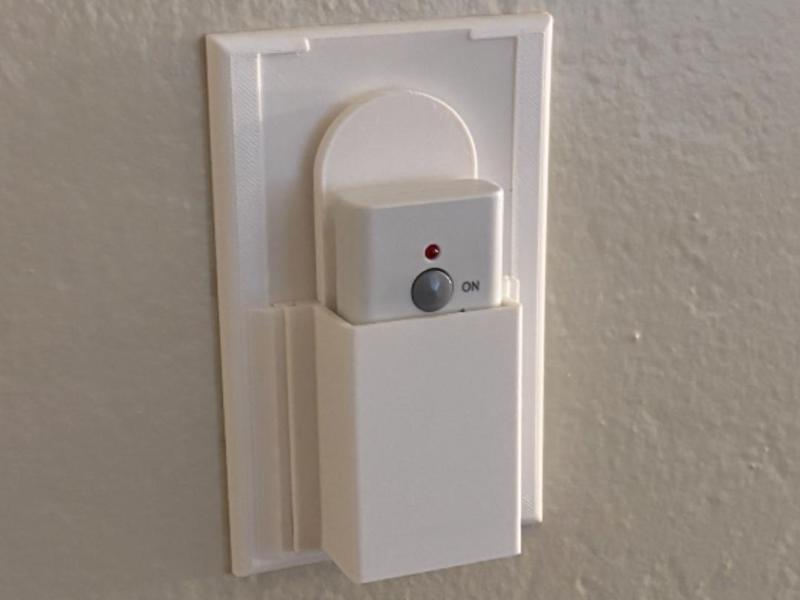 outlet cover remote holder