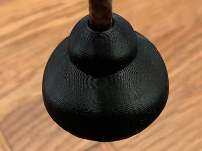 Garage door pull rope - interior