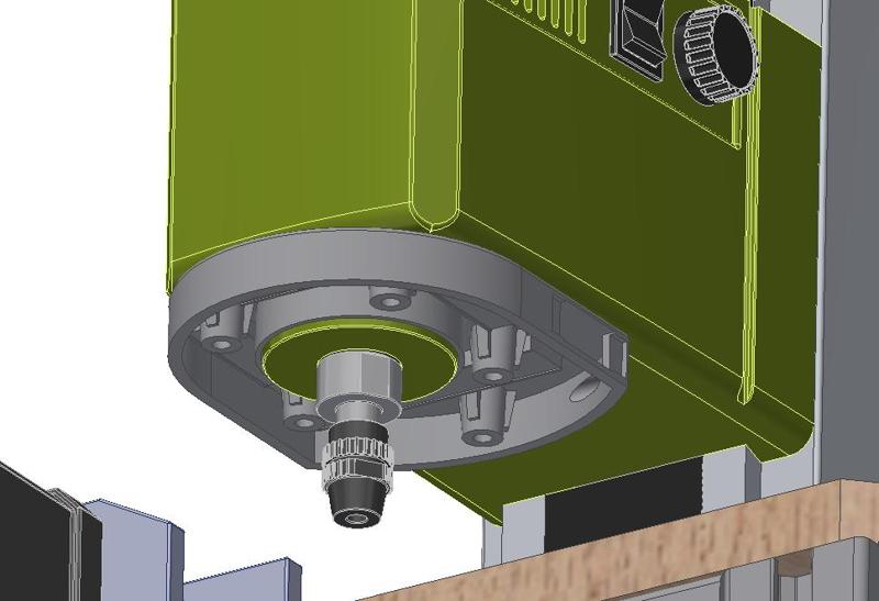 LED Work Light Enclosure for Proxxon MF70 CNC Mill (12V)