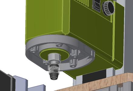 LED Work Light Enclosure for Proxxon MF70 CNC Mill (12V)