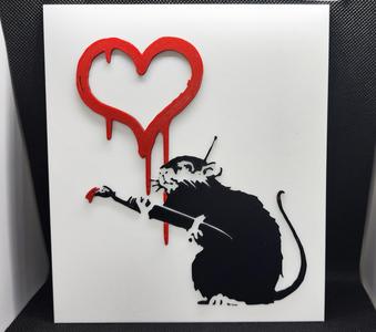Banksy's Love Rat - 3 Color w/filament changes (1 at a time)