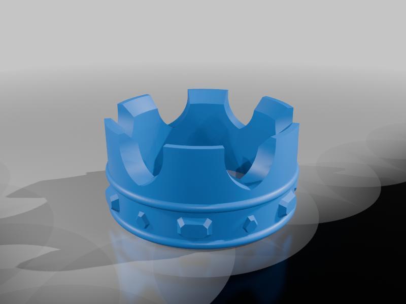 (fixed bottom layer) Crown sphere holder