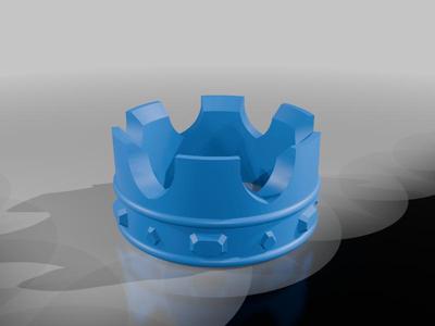 (fixed bottom layer) Crown sphere holder