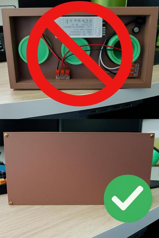 Simple Bottom Plate for Mario Desktop Lamp