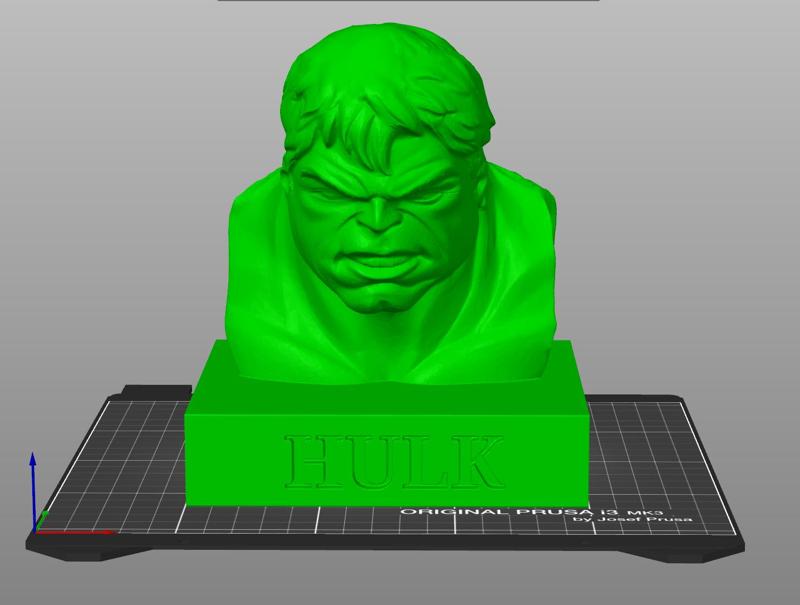 Hulk bust