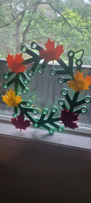 LEGO -inspired Wreath Leaf