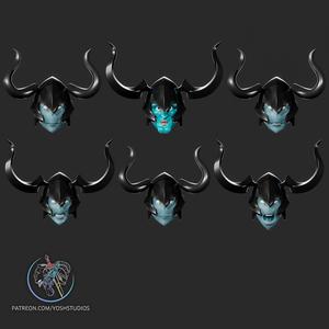 Iron Shadow Helmet 3D Printer File STL
