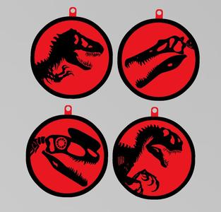 JURASSIC PARK/WORLD KEYCHAIN 