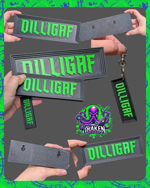 Dilligaf Wall Plaque/Keyring