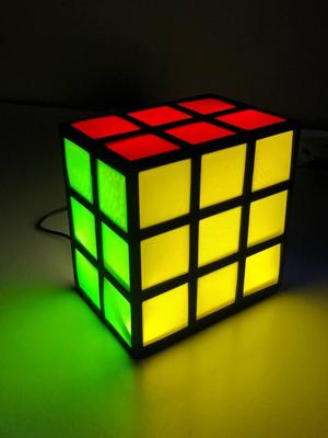 Lamp lampara cubo rubik Cube