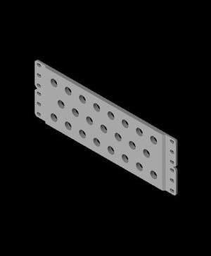 10i Rack - 1U and 2U Switch Plates for 22mm, 19mm, and 12mm switches