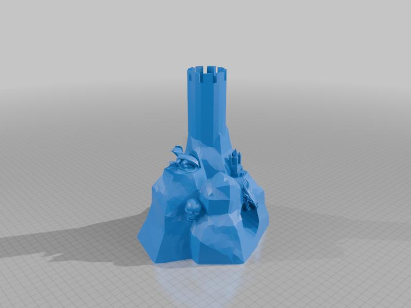 Castle Shmeatskull- A Really Big Dice Tower