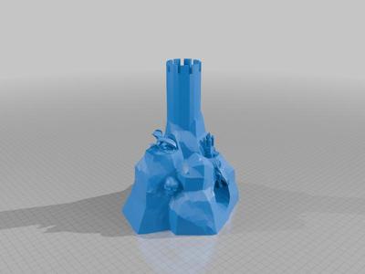 Castle Shmeatskull- A Really Big Dice Tower
