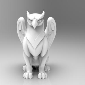 Mystical Griffin Minimalist Sculpture