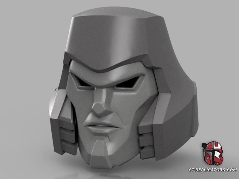 G1 Fortnite Transformers Megatron Helmet 1:1 Replica Cosplay