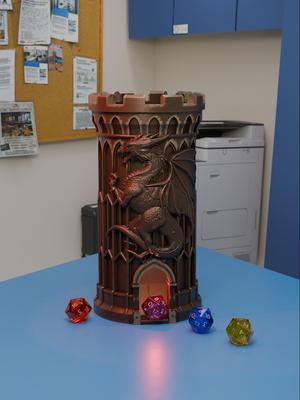 Medieval Dragon Dice Tower