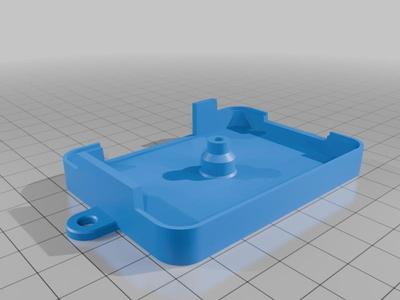 STLink-V3 adapter board cover with mounting tabs