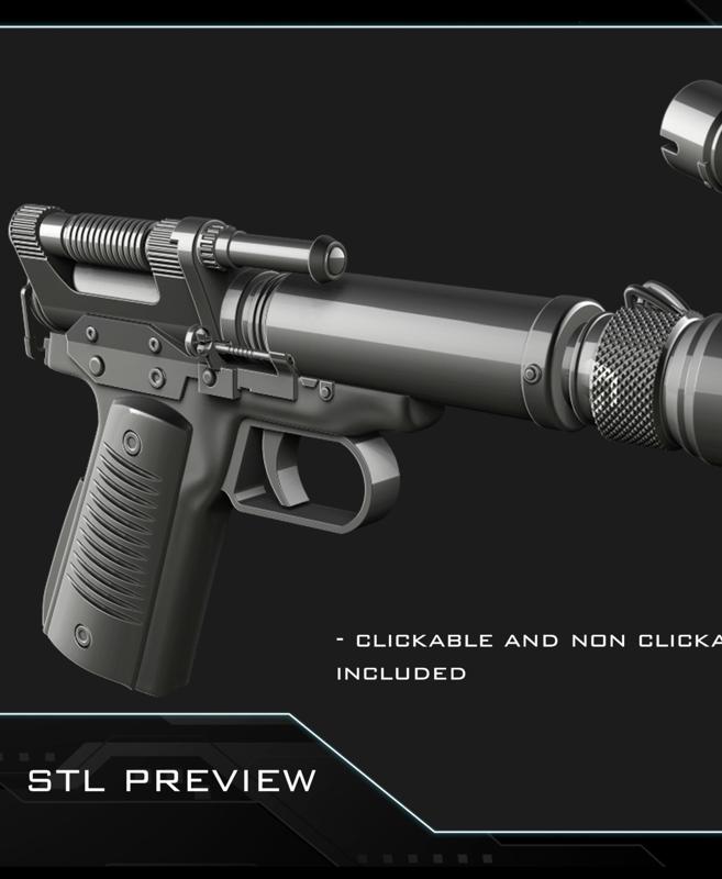 Kay Vess blaster with clickable trigger