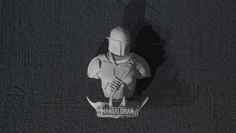 Mandalorian Bust Star Wars #11