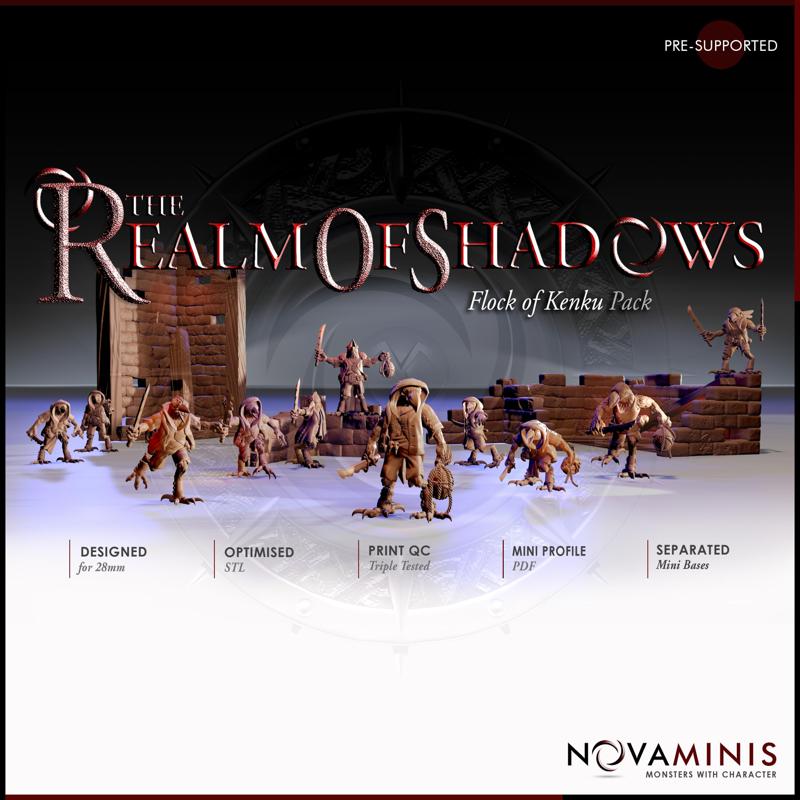 Realm of Shadows: Flock of Kenku [Pack]