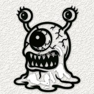 eyeball monster wall art home decor