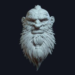 Dwarf v4 - Custom Action Figure Head