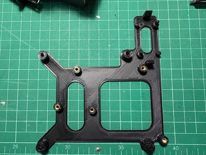 SKR Mini E3 V3 adapter for CR-10 V2 V3 control box and LM2596 mount with brass insert