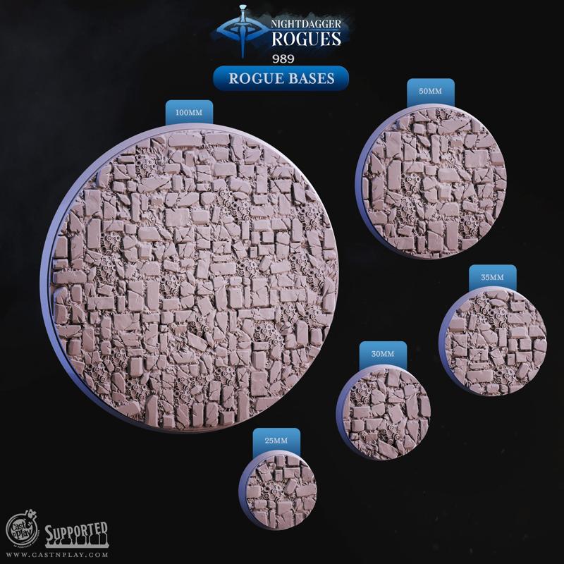 Rogue Bases (Pre-Supported) | Cast n Play