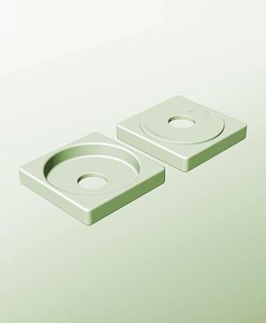 CS128-25-P Modular Stacking pierced container for home decor
