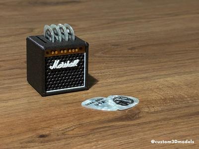 Marshall Guitar Pick Holder | 5 picks 