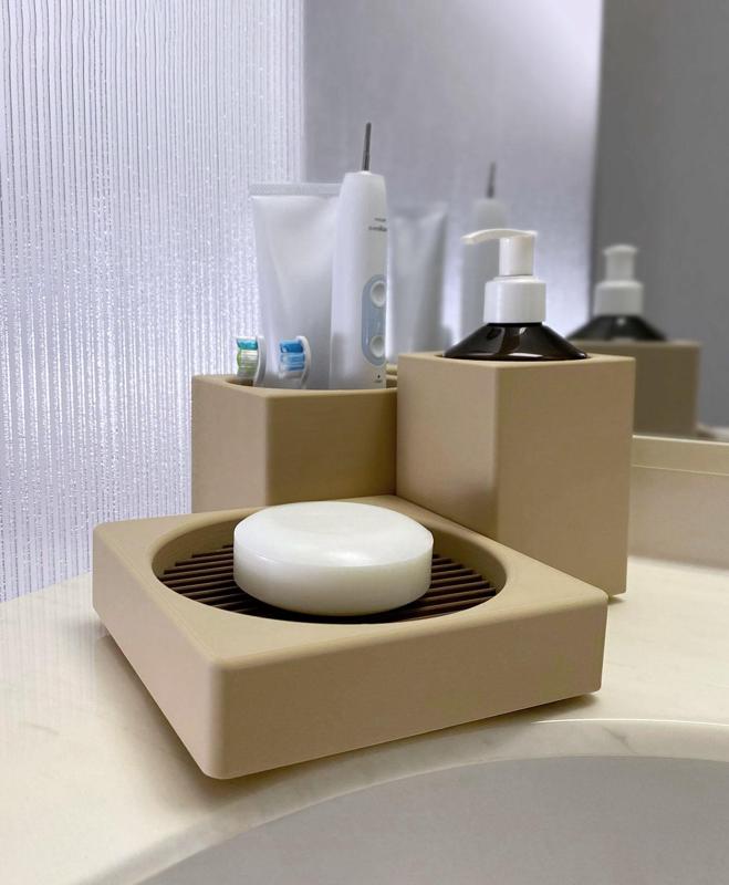 Bathroom Accessories Organizer Soap Dish Toothbrush Holder Soapdish