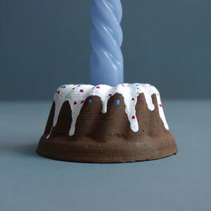 Concrete candle holder “Gugelhupf”