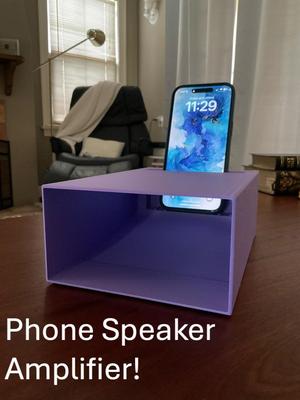 Phone Speaker Amplifier