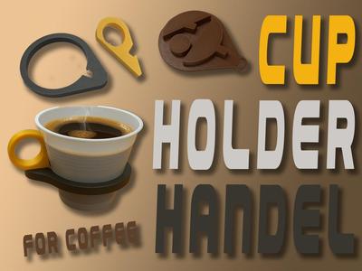 CUP HOLDER HANDEL FOR COFFEE