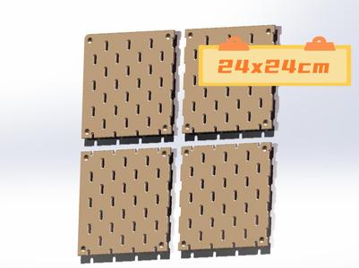 IKEA Skadis Pegboard, 24cm, Infinitely Expandable