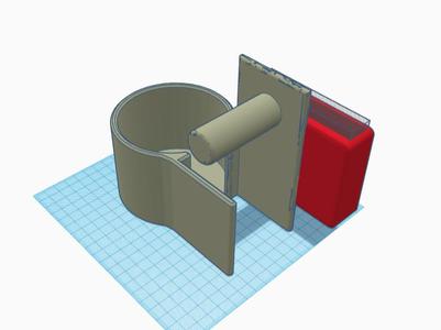 Powertec Rack Cup Holder With Phone Storage