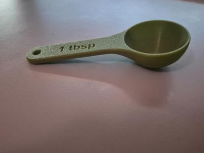 Precise measure of 1 tbsp for cooking