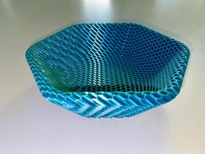 Hexagonal Bowl - Modern Design for Your Desk