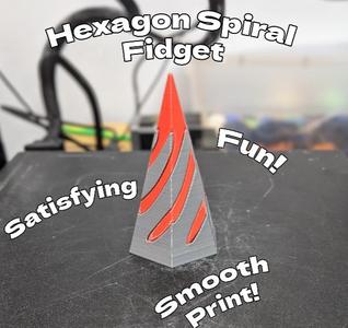 Hexagon Spiral Fidget Cone