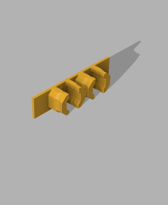 8 mm, Command Strip Dual T Mounting Offset Snap - DS Part A